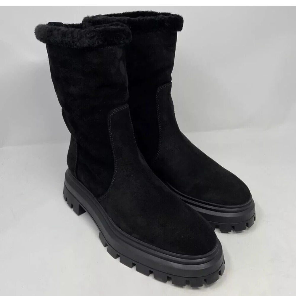 Stuart Weitzman Black Ankle Boots